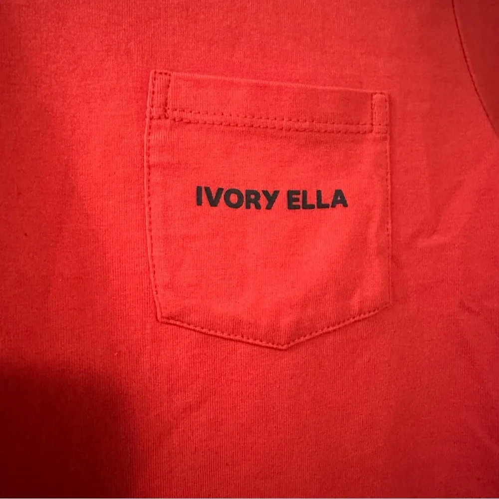Ivory Ella Shirt Womens sz Small Red Ho Ho Ho Christmas Elephant Holiday NWT - Picture 2 of 6